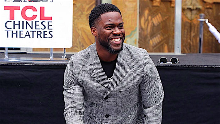 Kevin Hart Cradles Baby Girl Kaori, 6 Mos., In His Arms As He Works From Home: See Sweet Pic