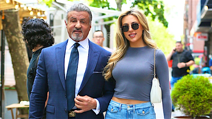 Sylvester Stallone's Daughter Sophia, 25, Rocks Crop Top As She Visits Him On Set: Photos
