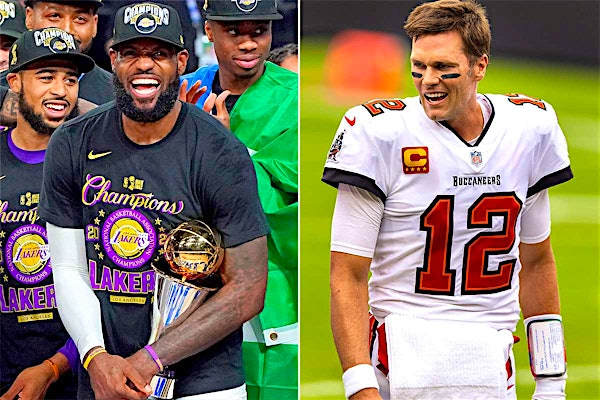 Tom Brady Challenges LeBron James to a Hockey Shootout on Twitter: 'Who Wins?'