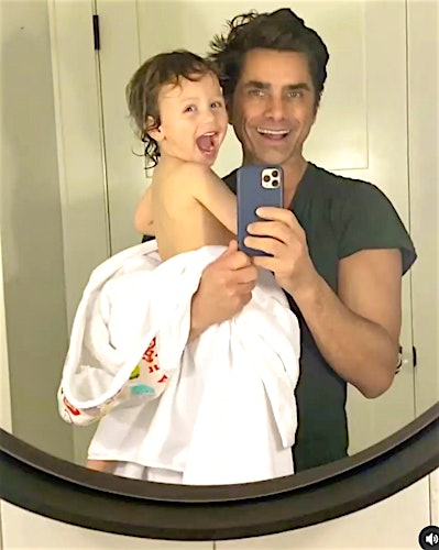 John Stamos Shares Adorable Montage of Mirror Selfies with Son in Honor of His 3rd Birthday