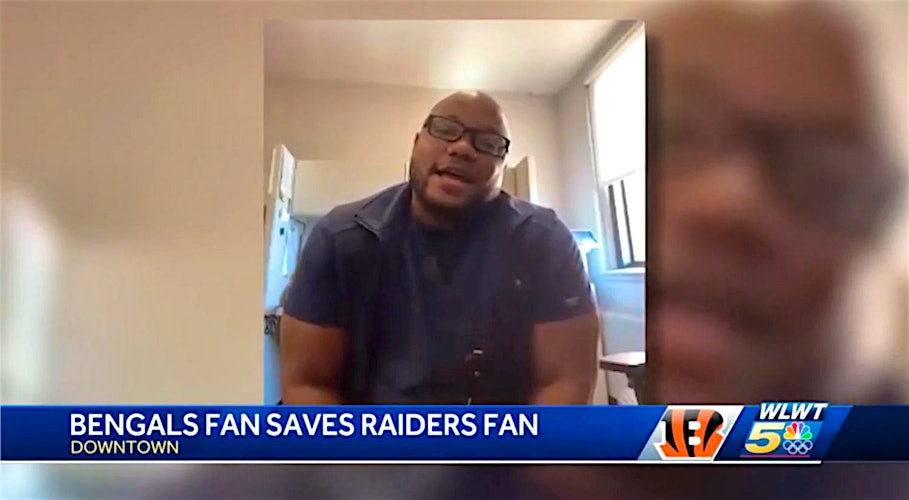 Bengals Fan Performs CPR and Saves Raiders Fans' Life: 'I Believe God Put Me There for a Reason'
