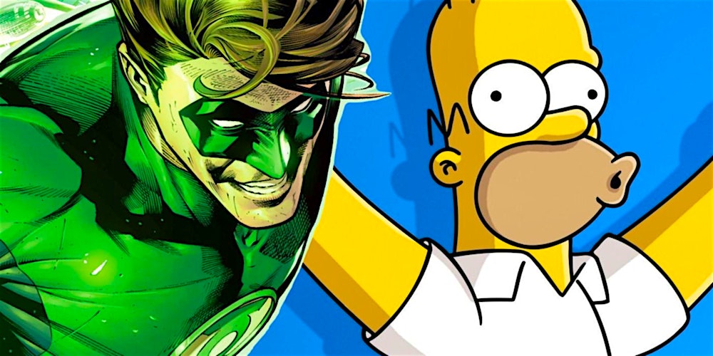 Green Lantern Made The Perfect Simpsons Joke Canon